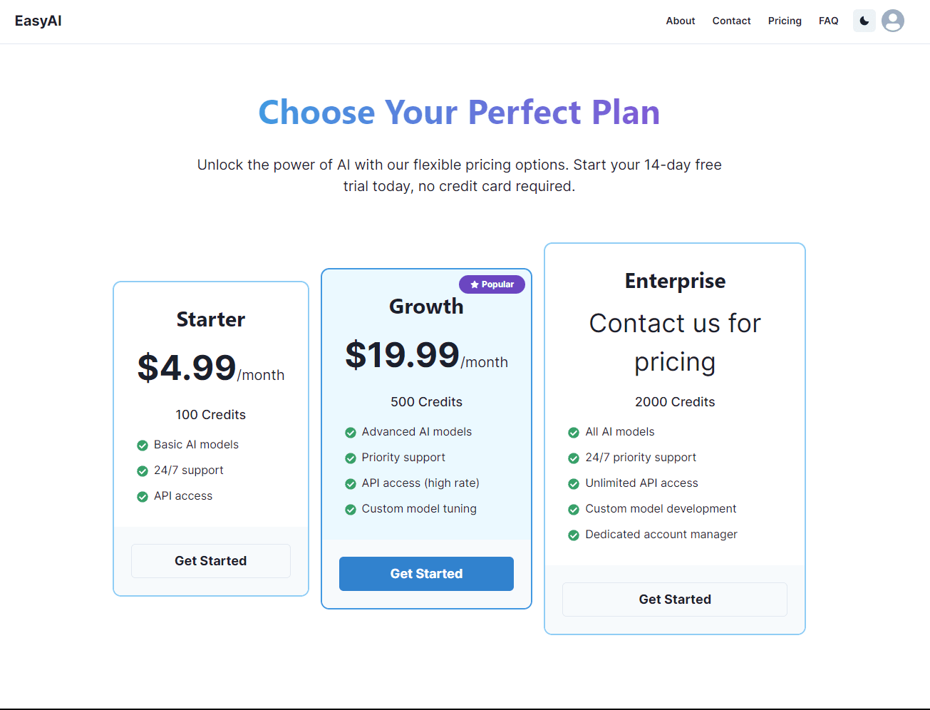 EasyAI – Workflow Editor