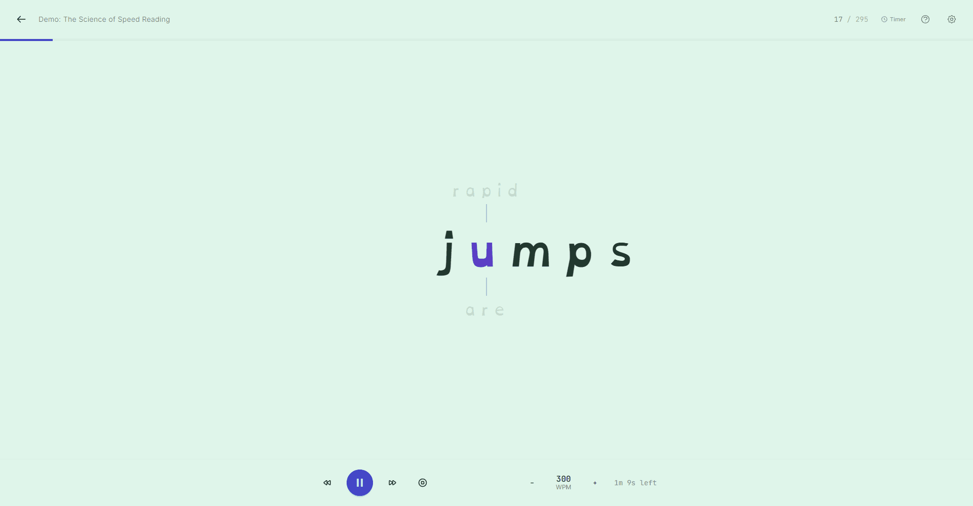 Speeedy – RSVP Reader Dashboard