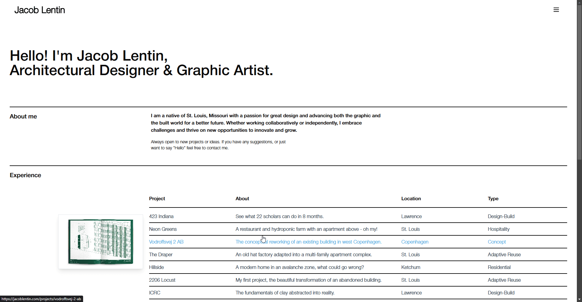 Architecture Portfolio – Mobile