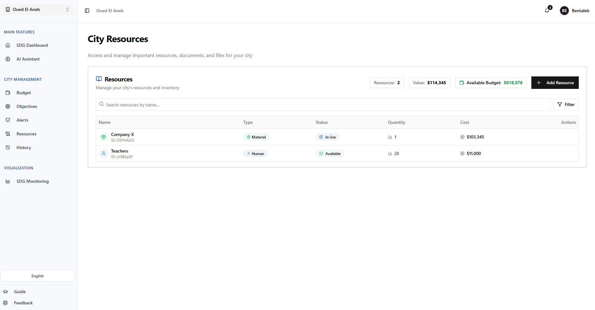 2scl Platform Screenshot